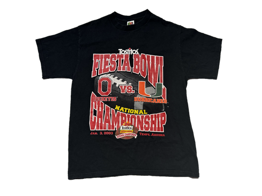 2003 Fiesta Bowl Ohio State Miami Shirt Size Large