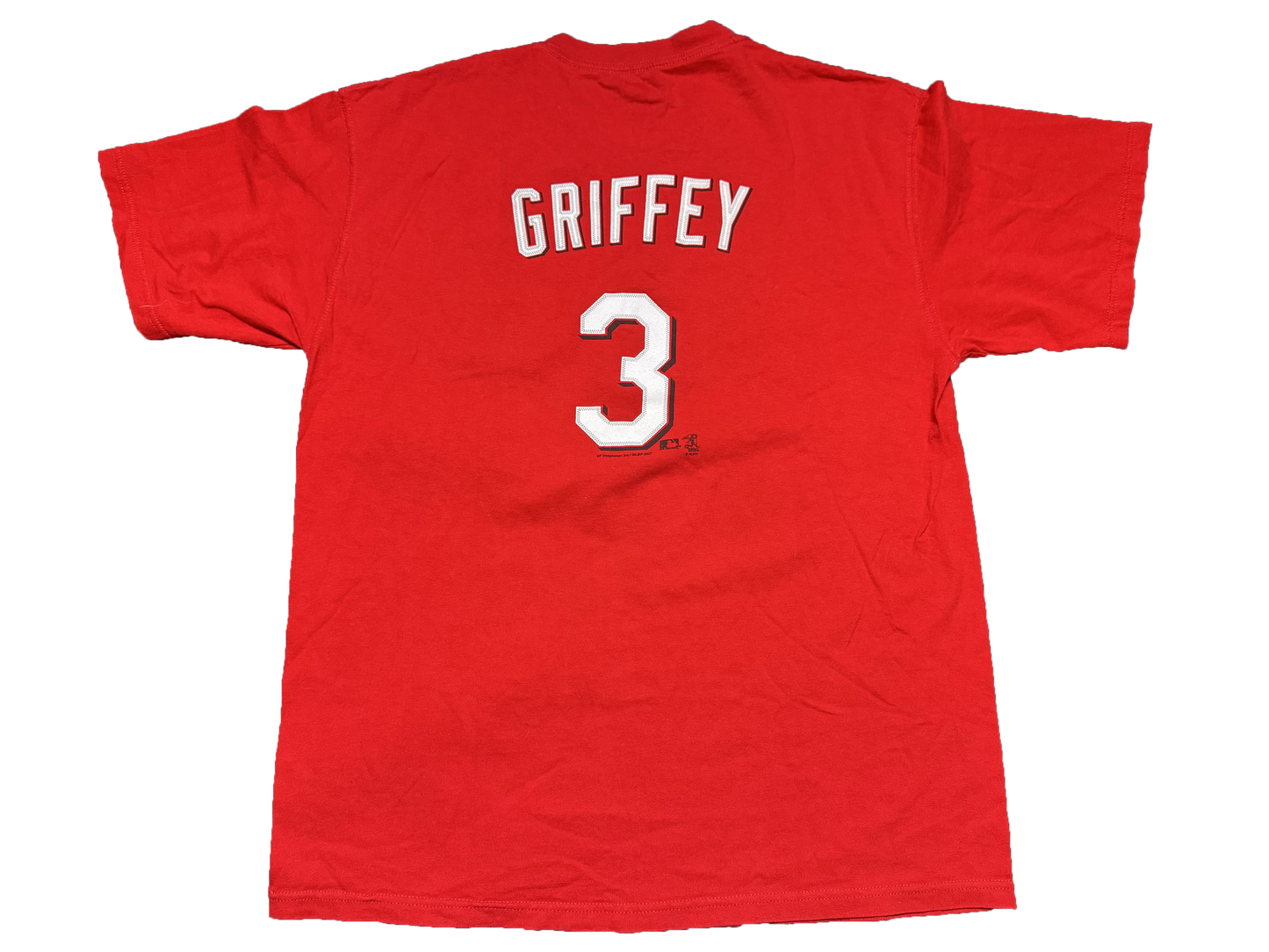 Ken Griffey Jr. #3 Jersey Tee Lee Sport 2007 Size Large