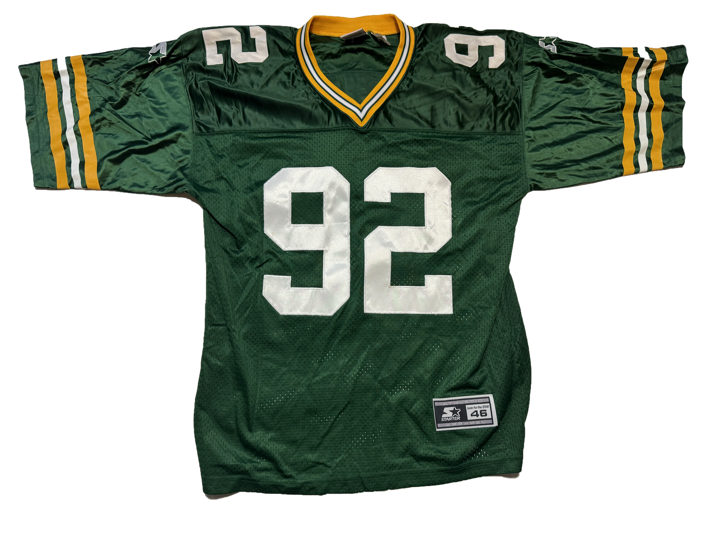 Reggie White Green Bay Packers 90s Starter Jersey Size Medium