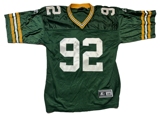 Reggie White Green Bay Packers 90s Starter Jersey Size Medium