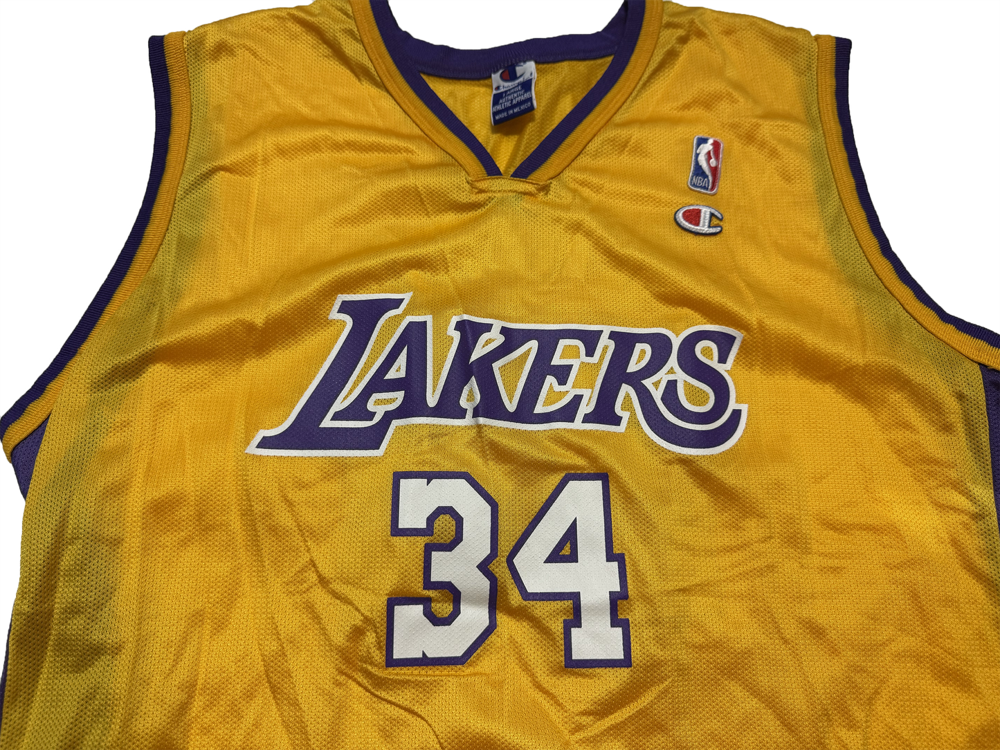 Shaquille O'Neal Los Angeles Lakers 2000s Champion Jersey Size Large