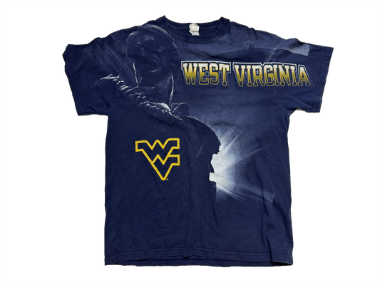West Virginia Mountaineers All Over Print Shirt Size Large