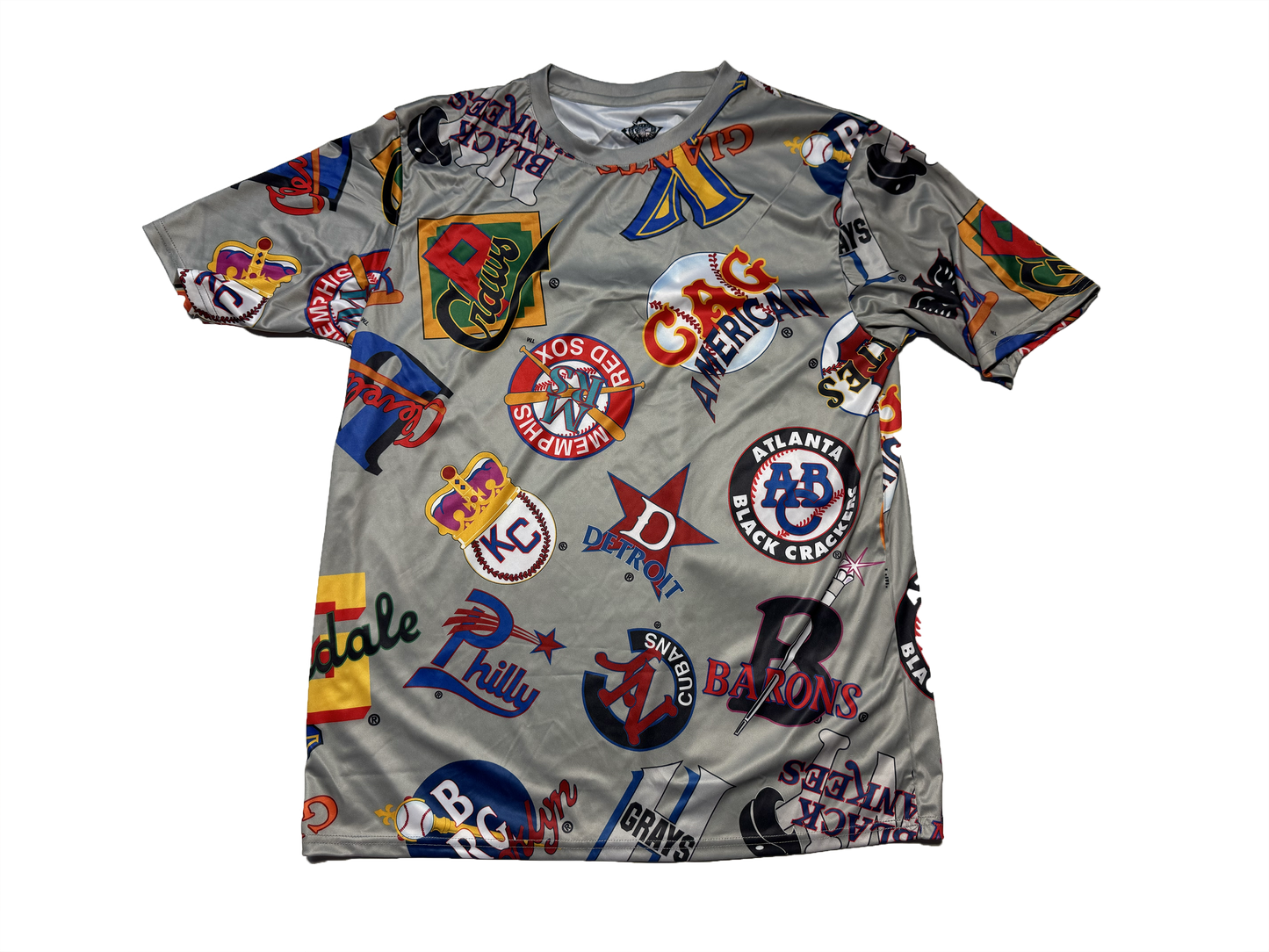 Negro Leagues Baseball All Over Print Shirt NWT Size Large
