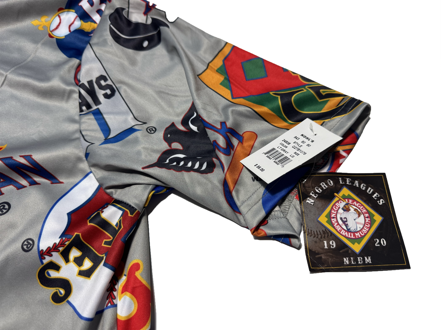 Negro Leagues Baseball All Over Print Shirt NWT Size Large