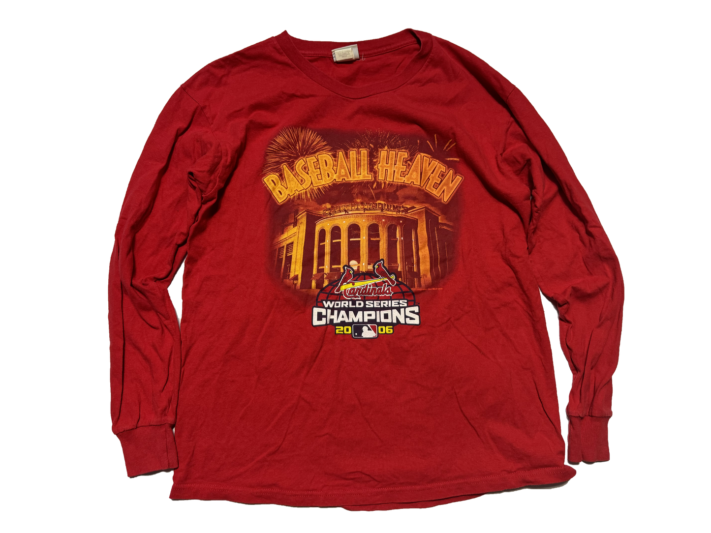 2006 World Series Champion St. Louis Cardinals Long Sleeve Size Medium