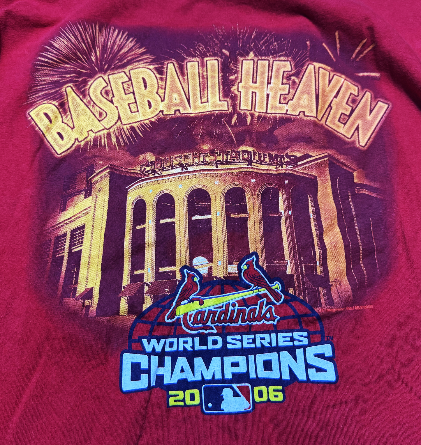2006 World Series Champion St. Louis Cardinals Long Sleeve Size Medium
