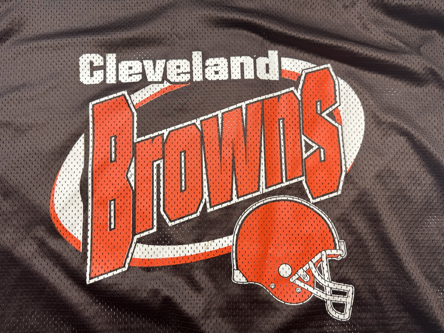 Cleveland Browns 1990s LogoAthletic Mesh Logo Jersey Size XL