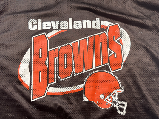 Cleveland Browns 1990s LogoAthletic Mesh Logo Jersey Size XL