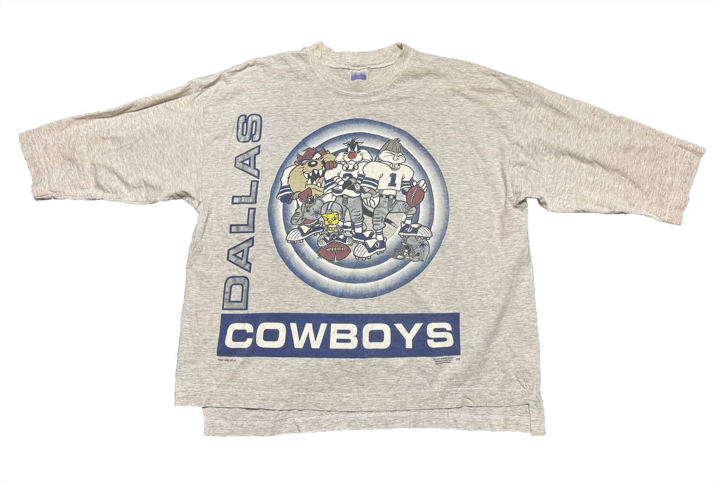 Dallas Cowboys Looney Tunes 1993 Shirt Size Large
