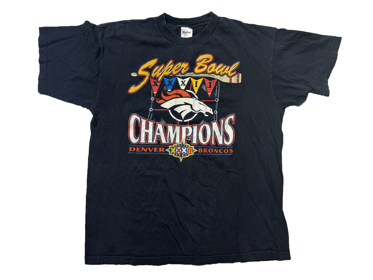 Denver Broncos 1998 Super Bowl XXXII Champions Shirt Size XL