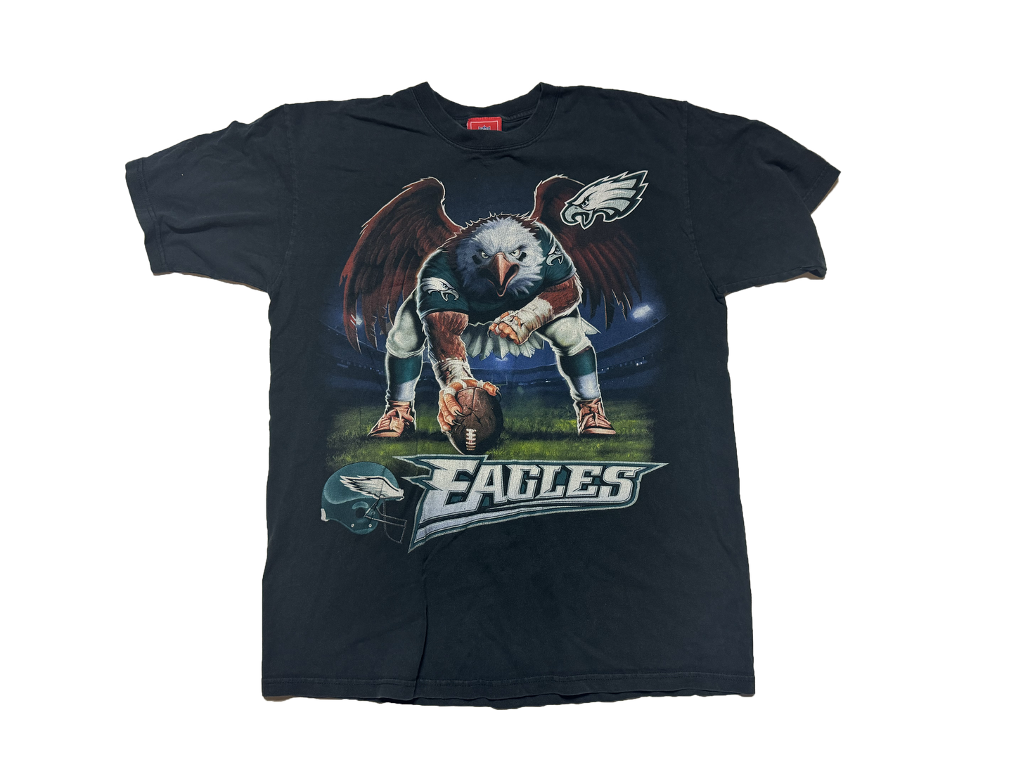 Philadelphia Eagles 2000s Reebok All Over Print Shirt Size Large