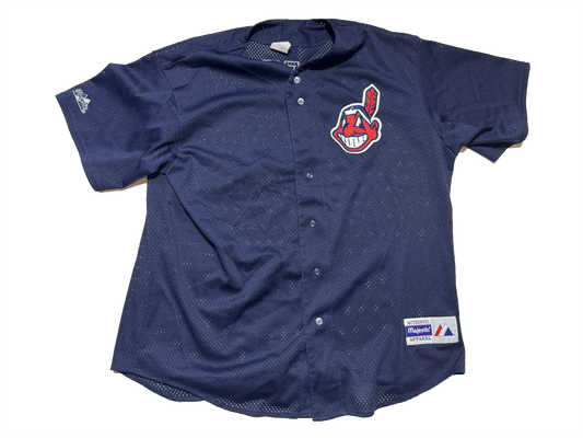 Kenny Lofton Cleveland Indians Batting Practice Jersey Size XL