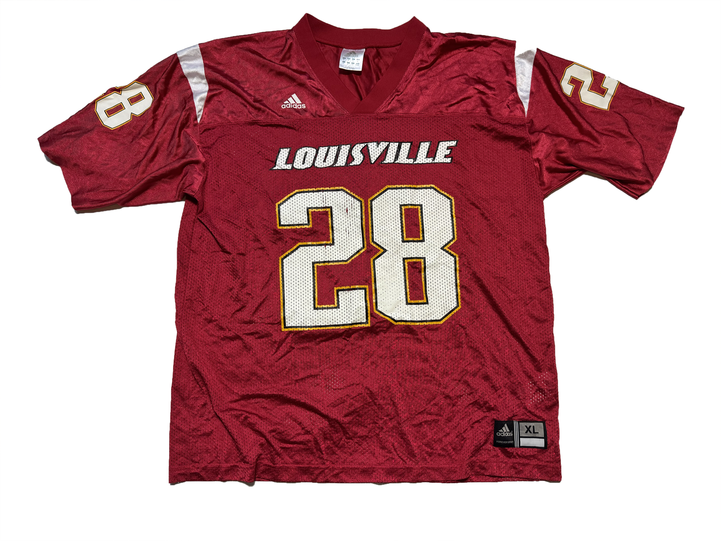 Louisville Cardinals 2000s Football Jersey #28 Size XL