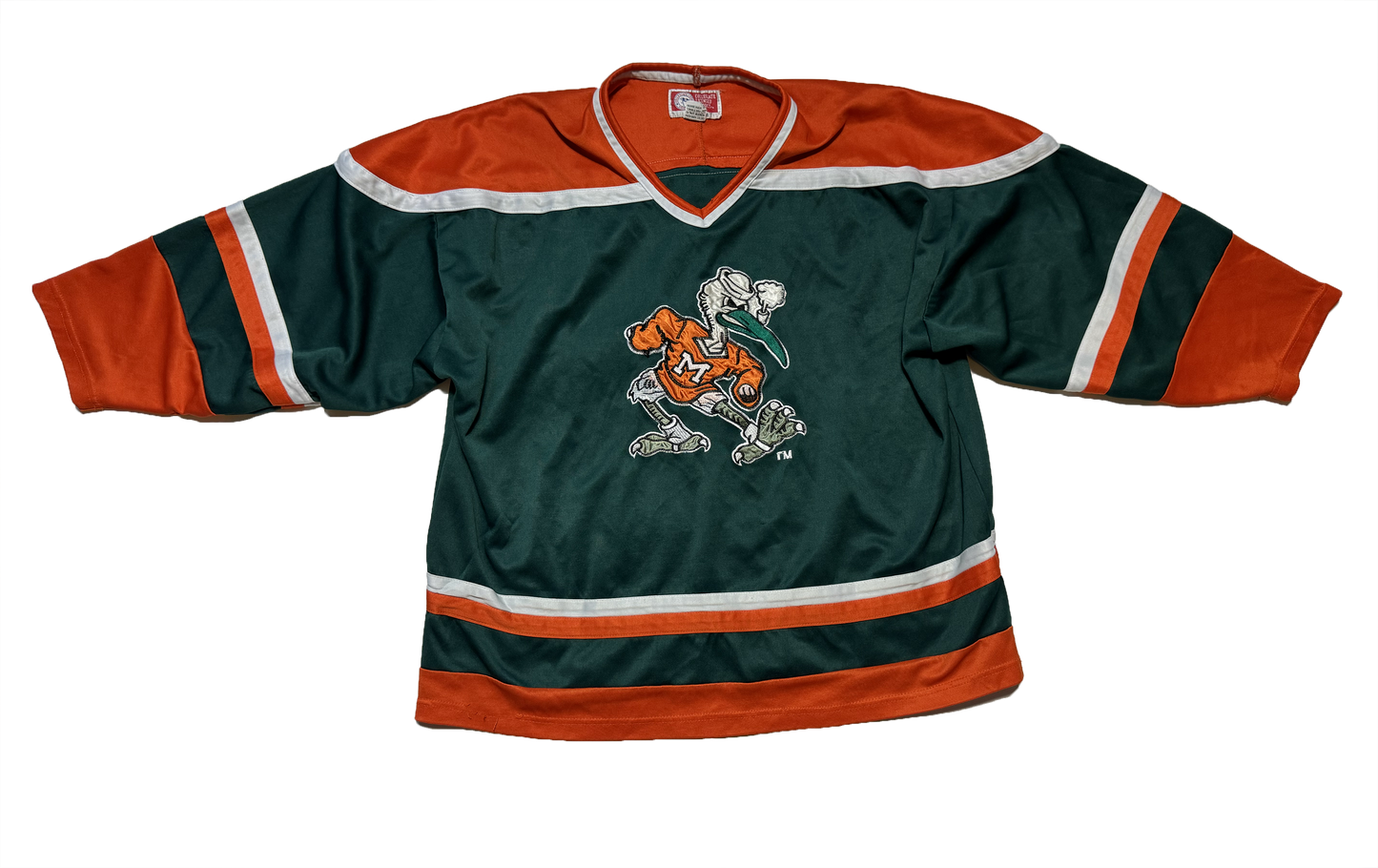 Miami Hurricanes College Hockey Jersey Size Large
