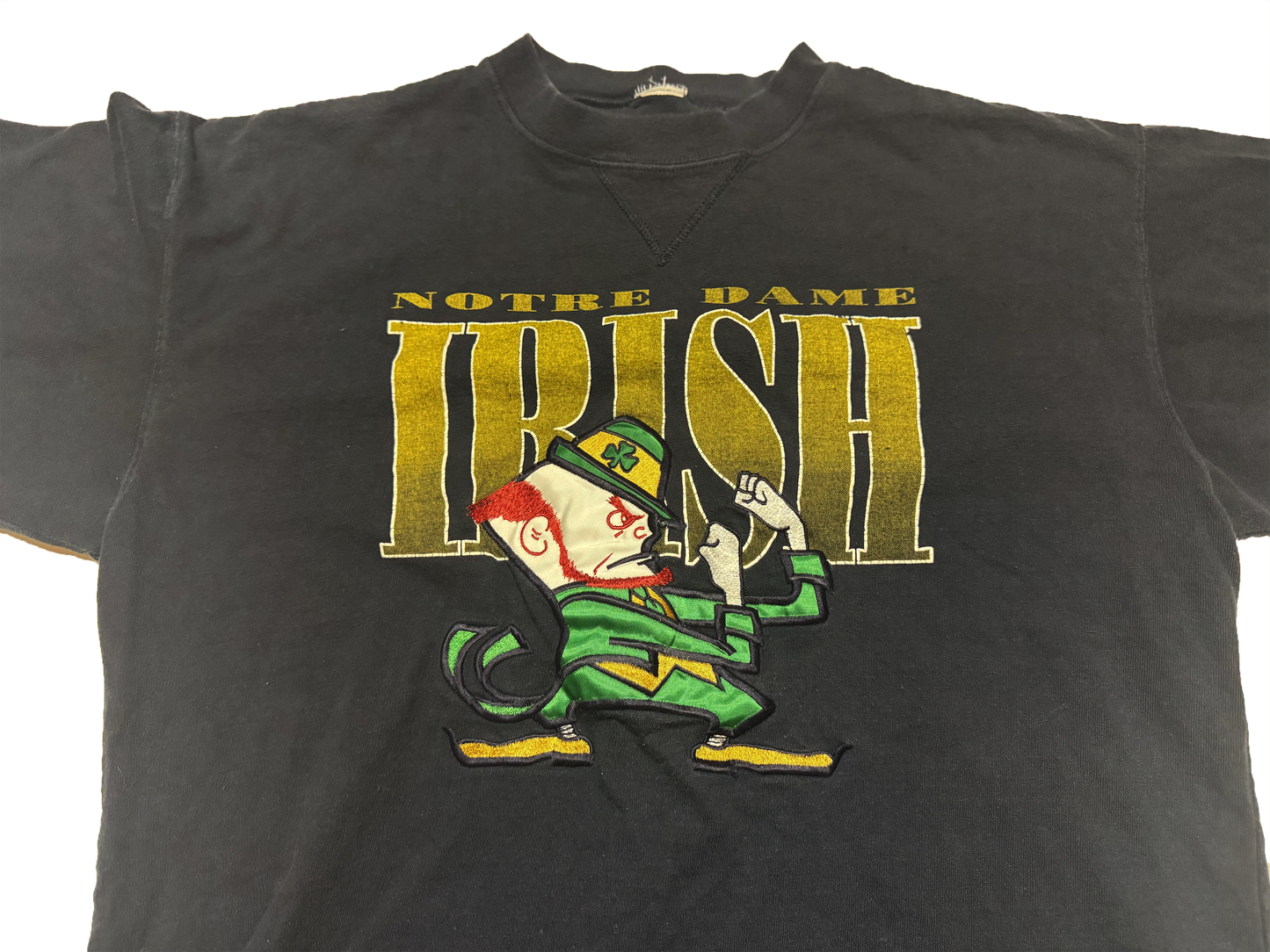 Notre Dame 1990s Logo Shirt Size Large
