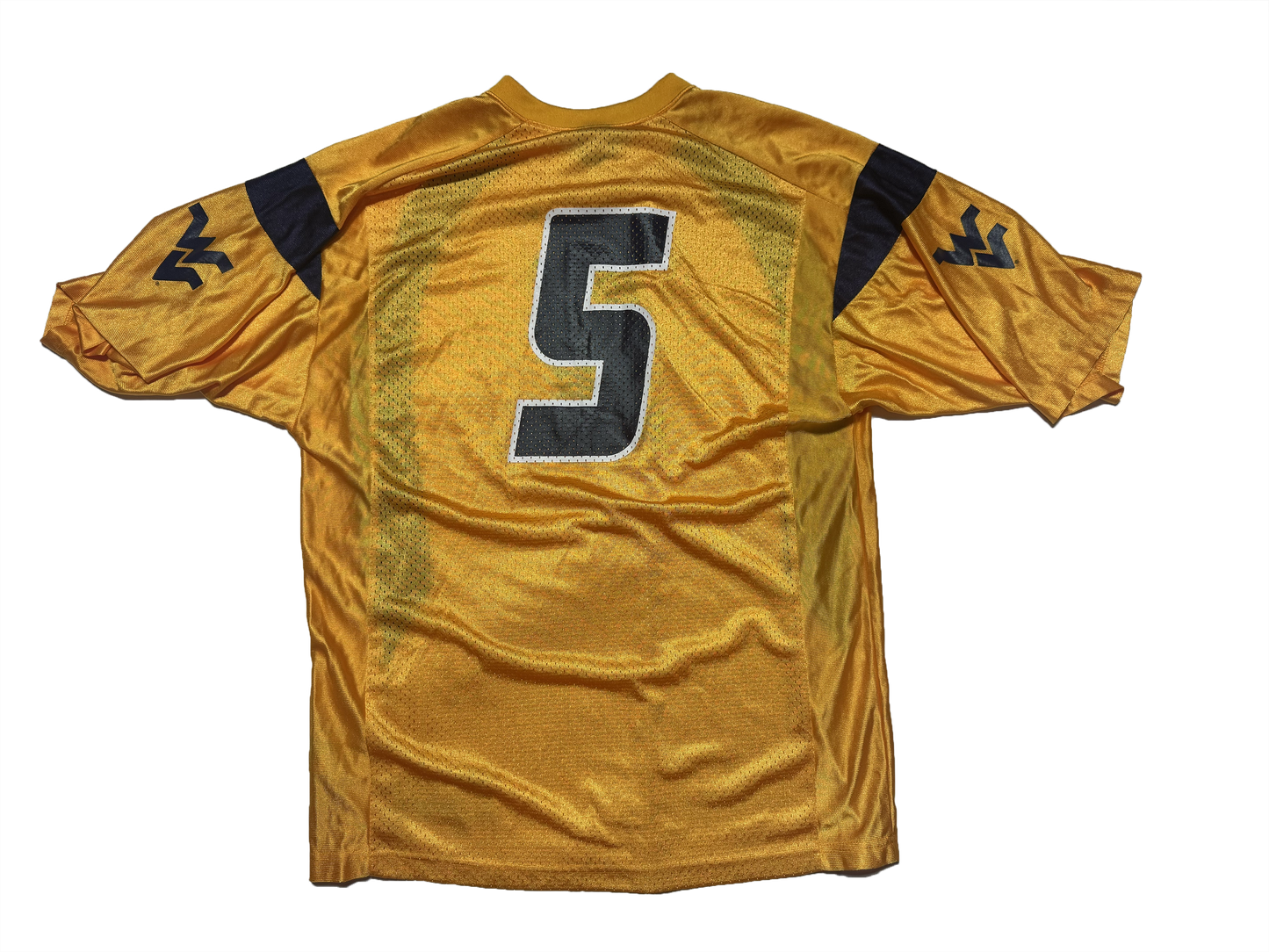 Pat White Gold West Virginia Nike Jersey Size Medium