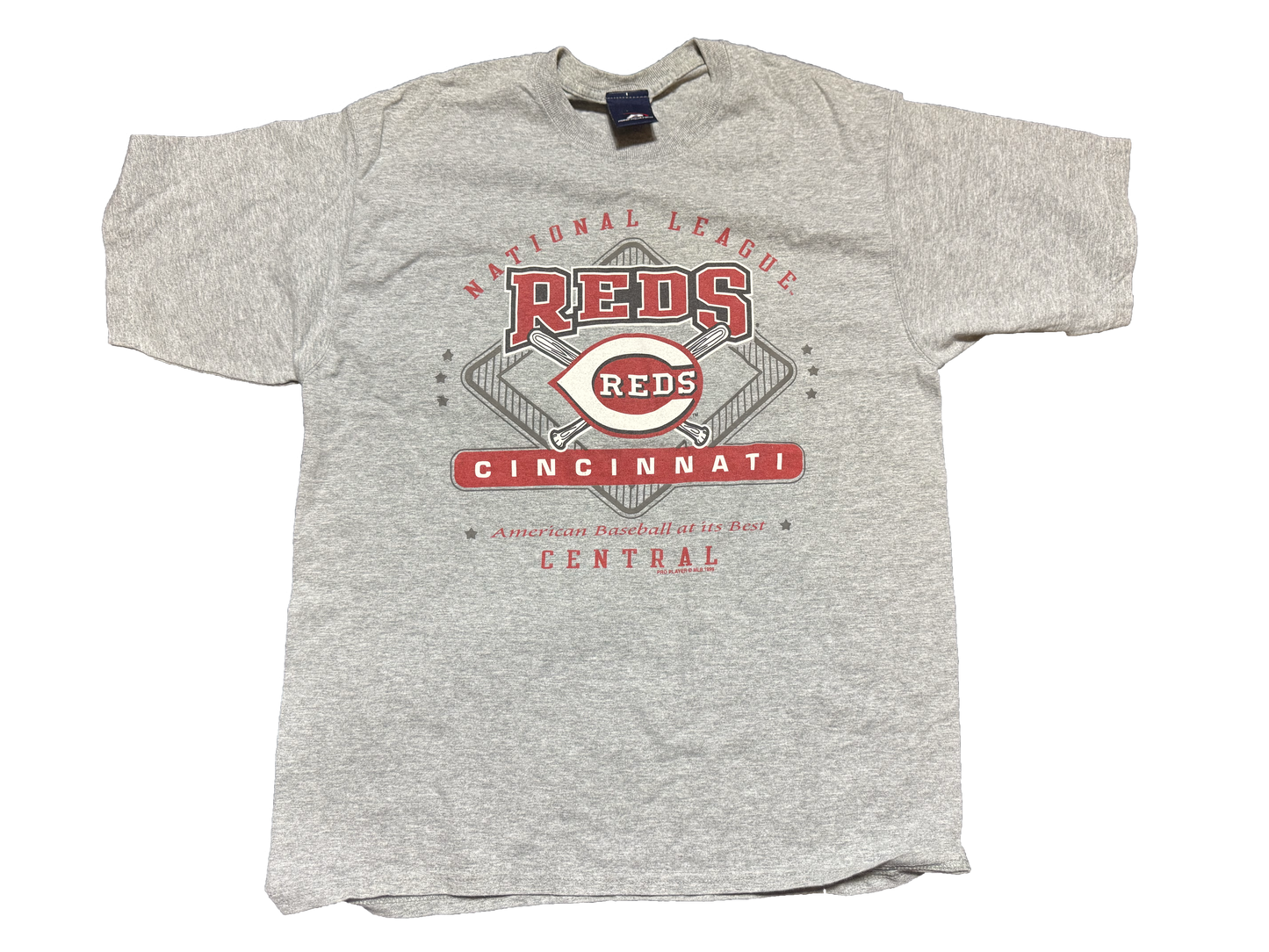 ProPlayer Cincinnati Reds 1999 Grey Shirt Size Large