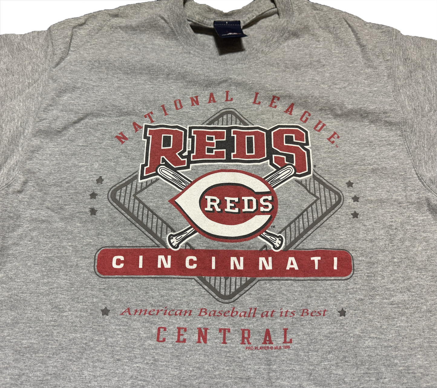 ProPlayer Cincinnati Reds 1999 Grey Shirt Size Large