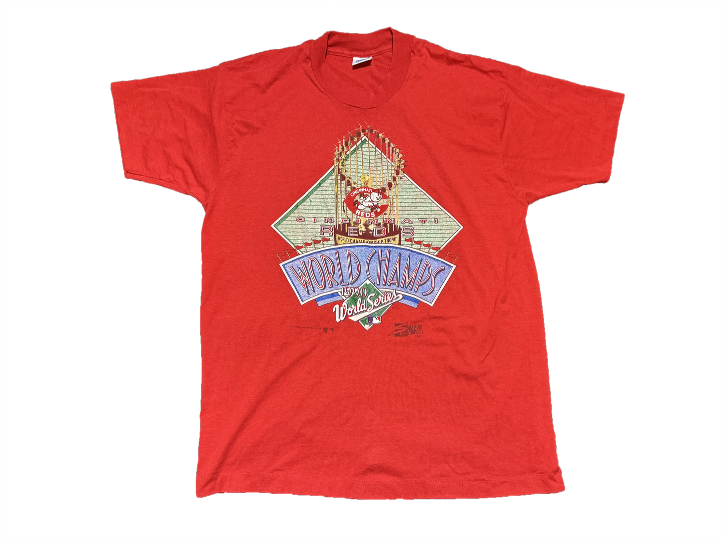 1990 World Series Champions Red Cincinnati Reds Shirt Size XL