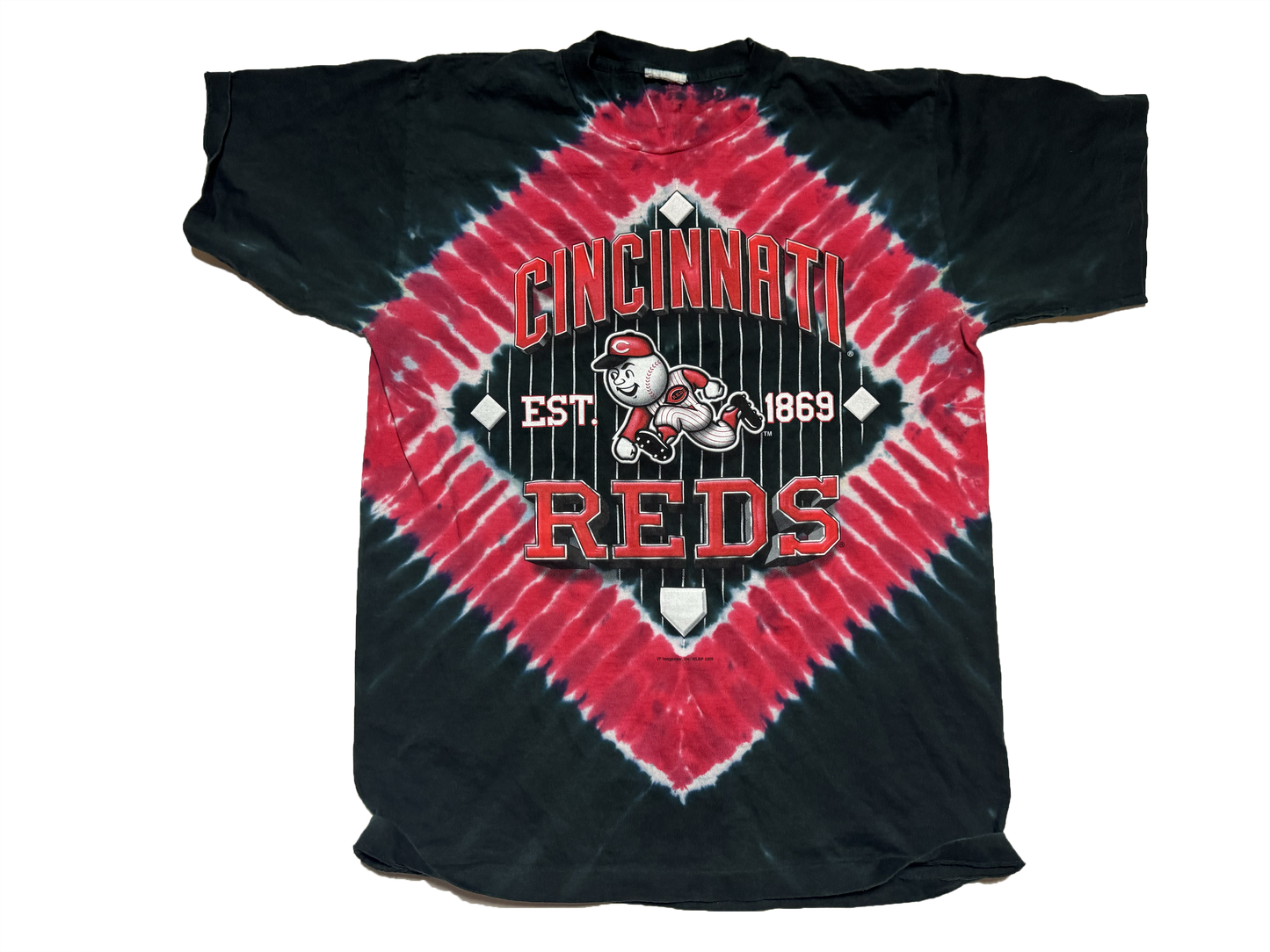 Tie Dye Cincinnati Reds 2005 Shirt Size Large