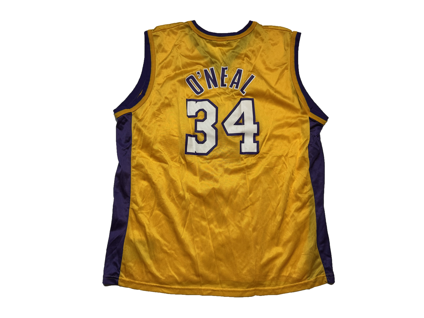Shaquille O'Neal Los Angeles Lakers 2000s Champion Jersey Size Large