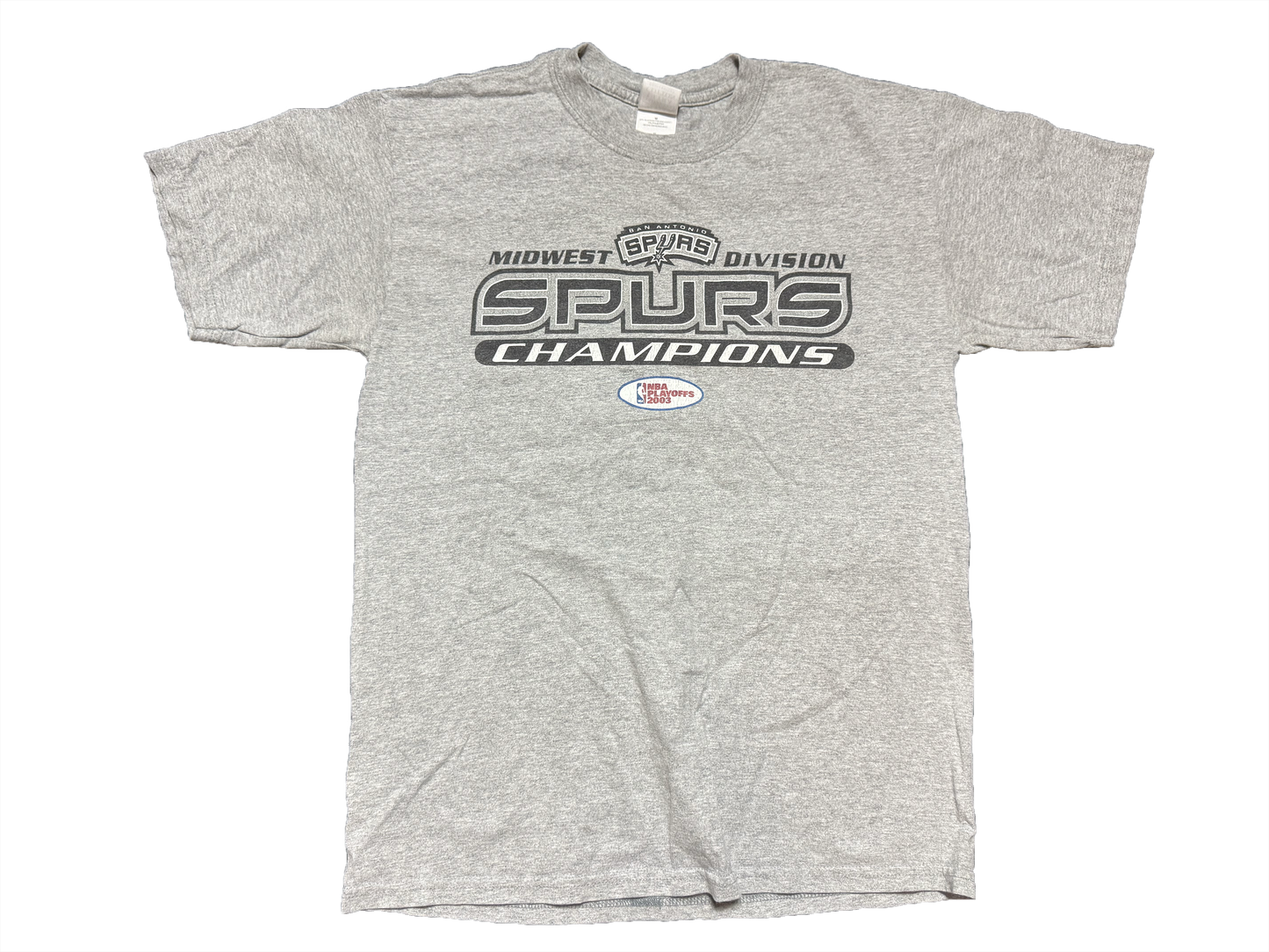 San Antonio Spurs 2003 Division Champions Shirt Size Medium