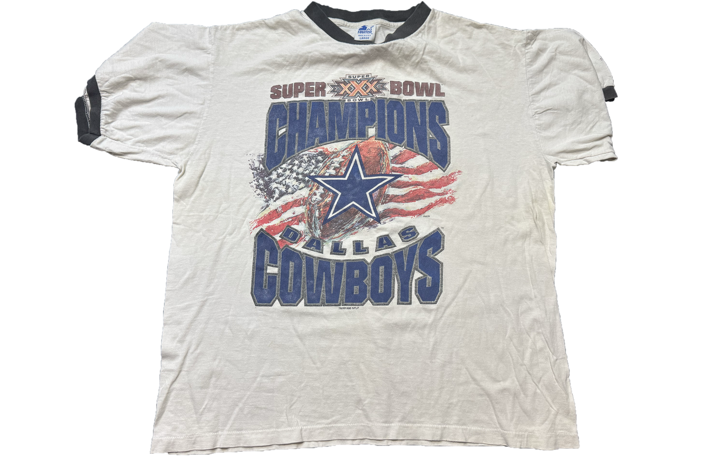 Dallas Cowboys 1990s Superbowl XXX Champions Starter Shirt Size Large