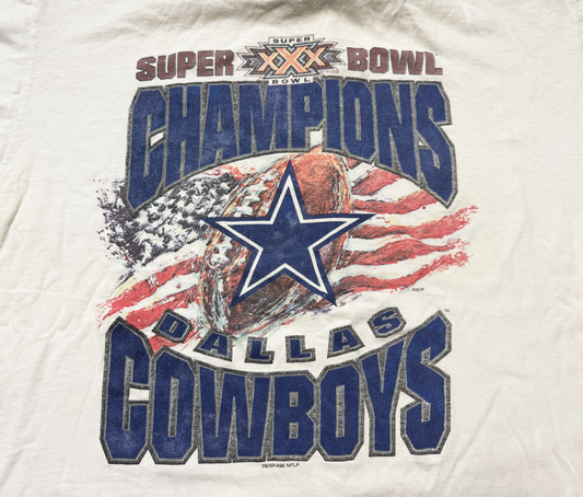Dallas Cowboys 1990s Superbowl XXX Champions Starter Shirt Size Large