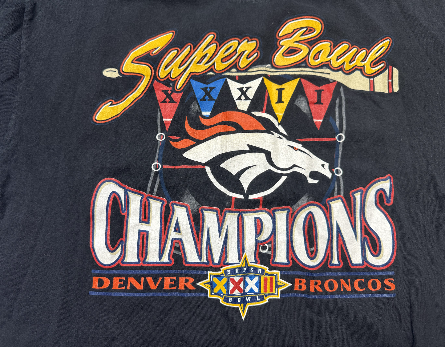 Denver Broncos 1998 Super Bowl XXXII Champions Shirt Size XL