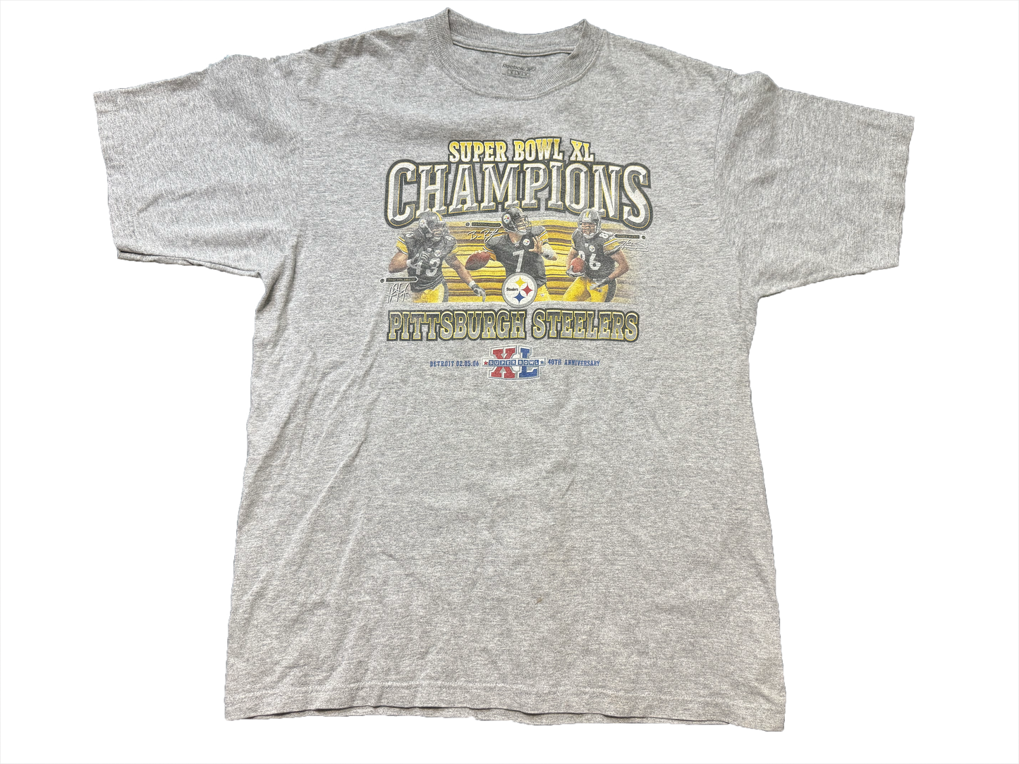 Pittsburgh Steelers Super Bowl XL 2006 Champions Shirt Size M