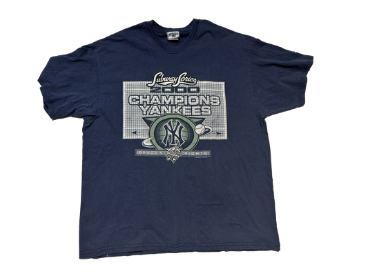Subway Series 2000 World Series New York Yankees Shirt Size XL